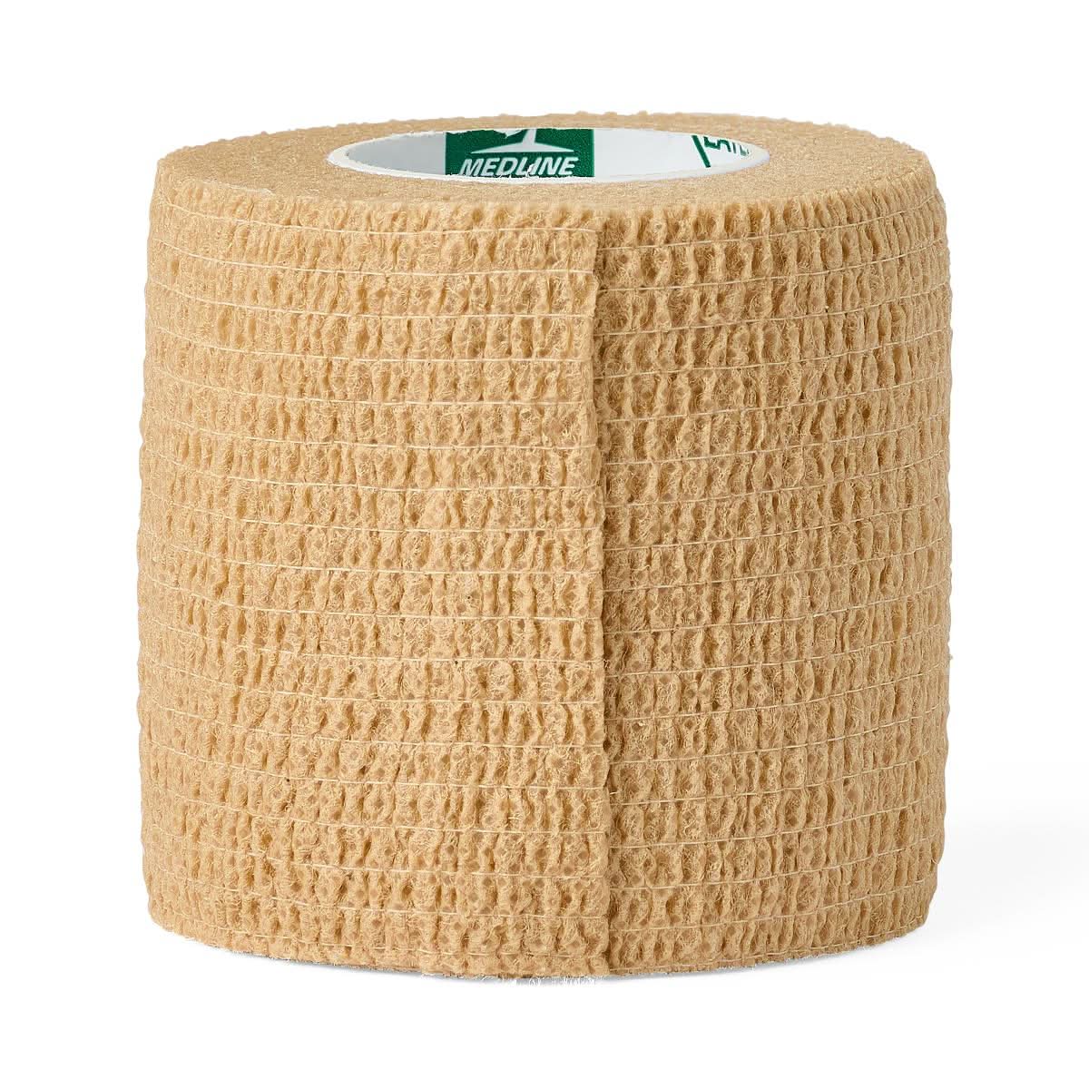 Medline Nonsterile Self-Adherent Cohesive Latex Wraps