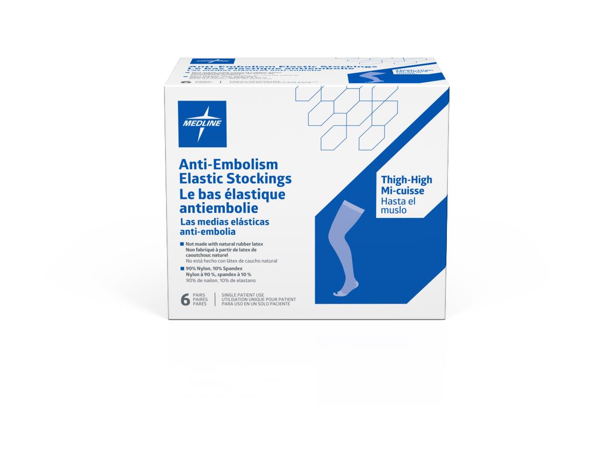 Medline Thigh High Anti-Embolism Stockings