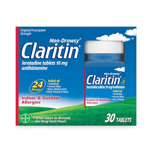 Medline Claritin 24-Hour Allergy Tablets