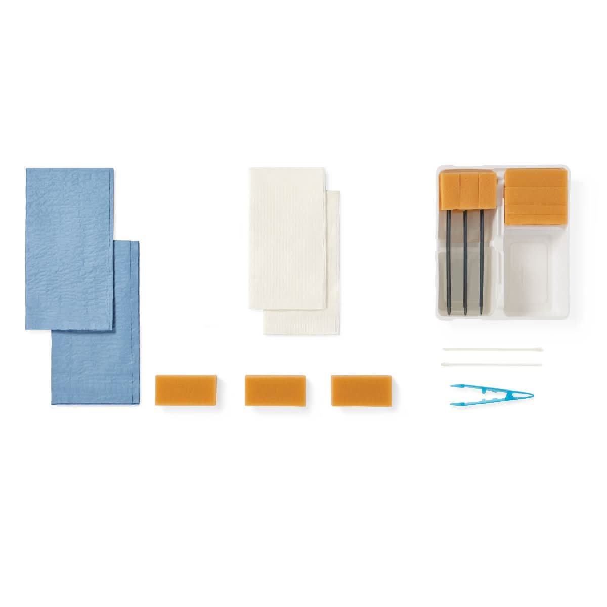 Medline Dry Premium Skin Scrub Trays