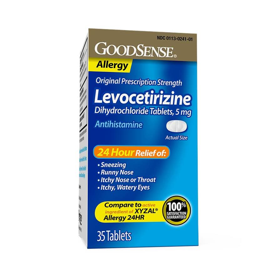 Medline GoodSense Levocetirizine 24-hr Allergy Relief Tablets