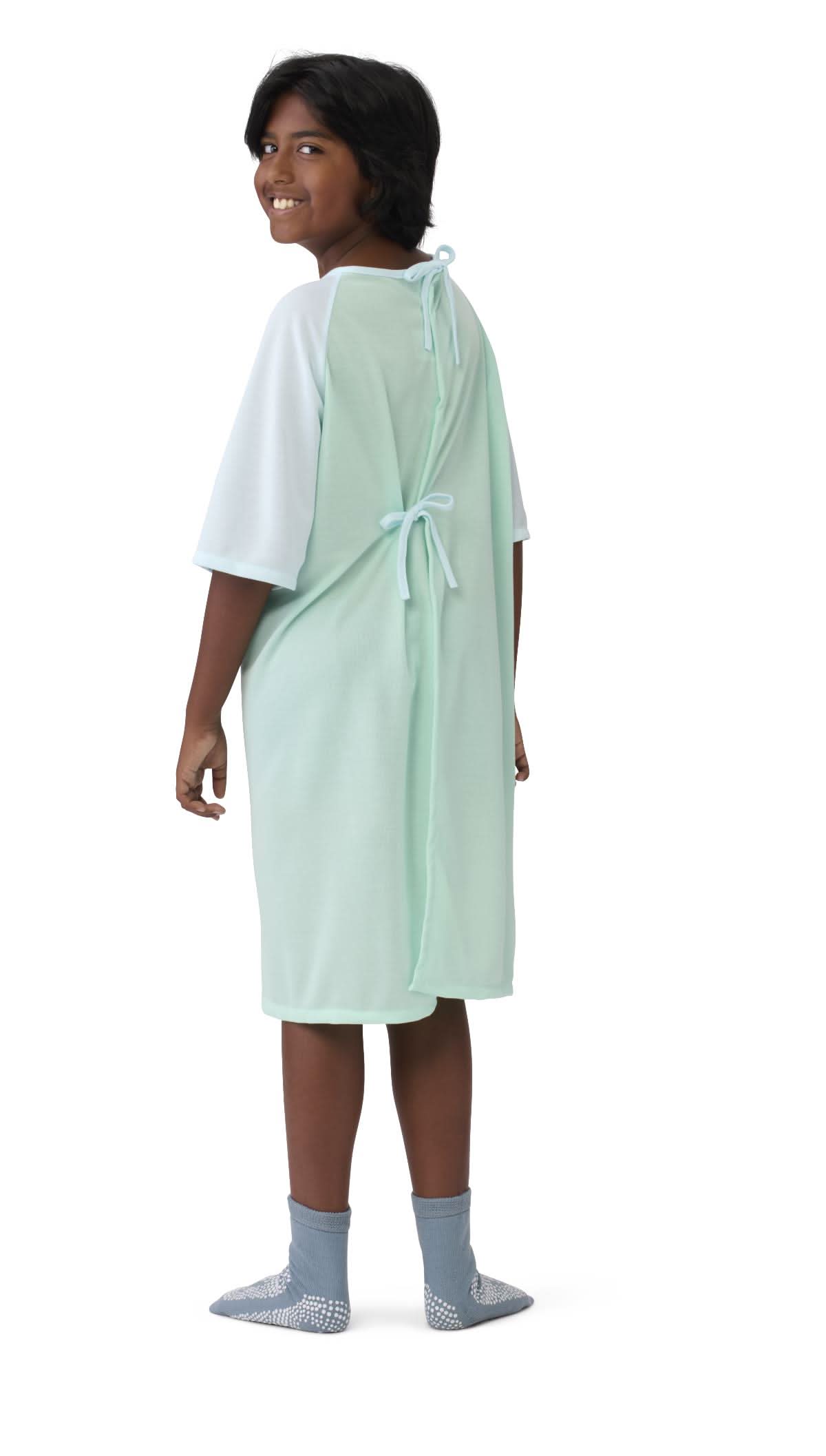 Medline Comfort-Knit Adolescent Patient Gowns