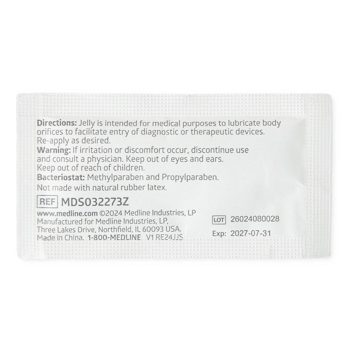 Medline Sterile Lubricating Jelly