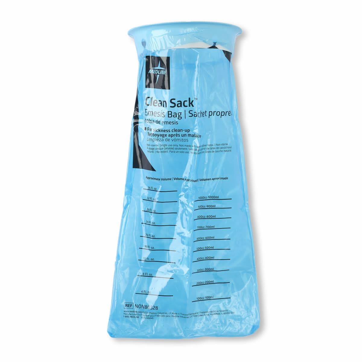 Medline Emesis Bags with Plastic Rings