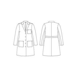 Medline Propel Women's 4-Pocket Full-Length Lab Coats