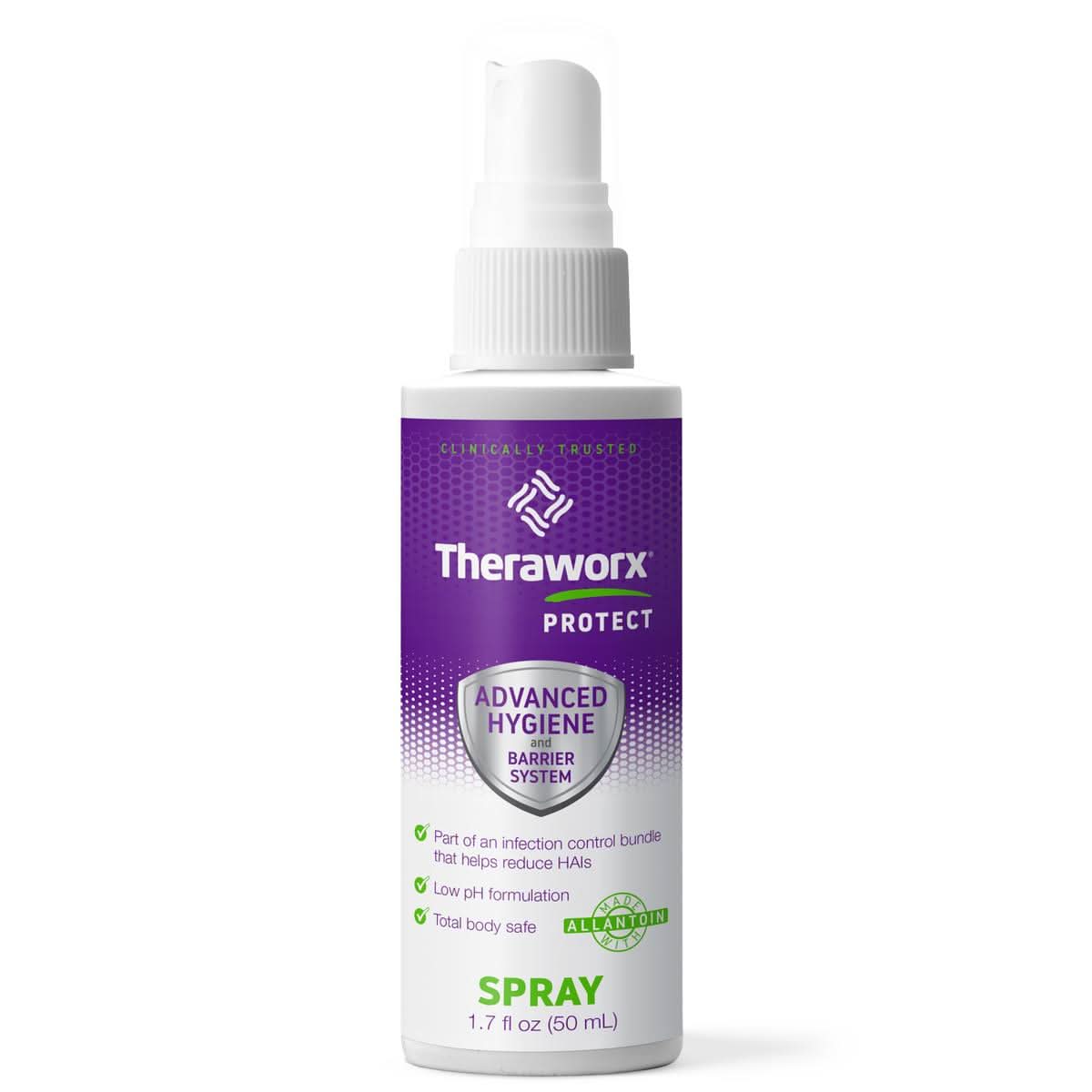 Medline Theraworx Protect No-Rinse Skin Cleanser Spray