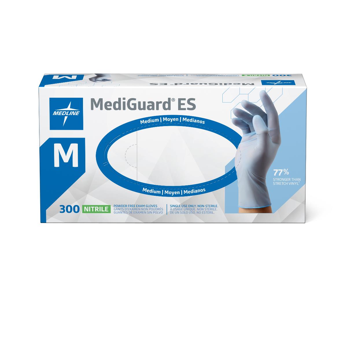 Medline MediGuard ES Powder-Free Nitrile Exam Gloves
