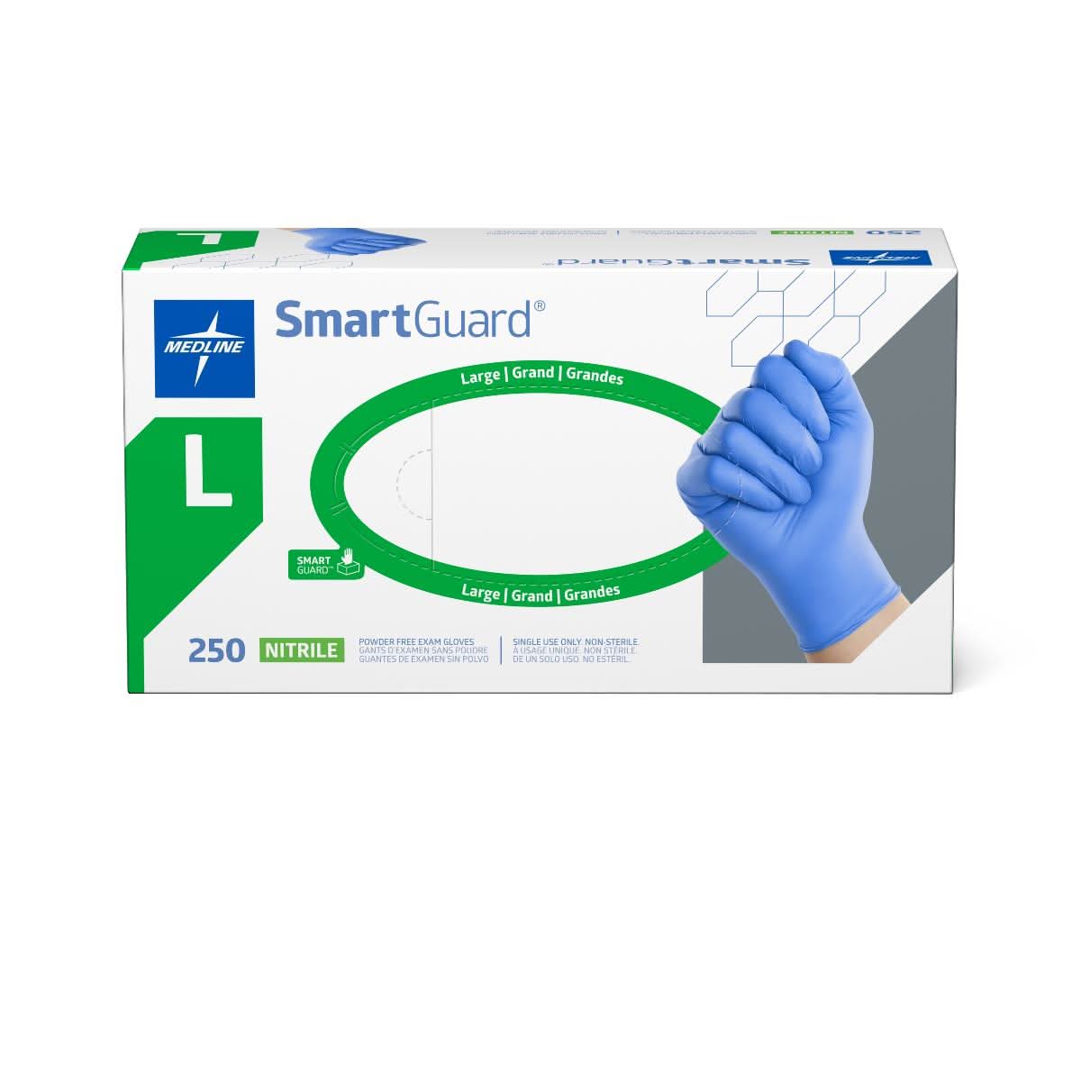 Medline Smartguard Nitrile Exam Gloves