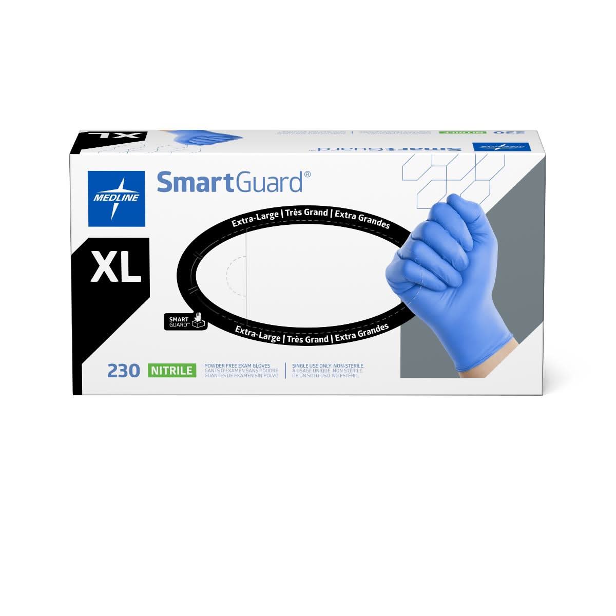 Medline Smartguard Nitrile Exam Gloves
