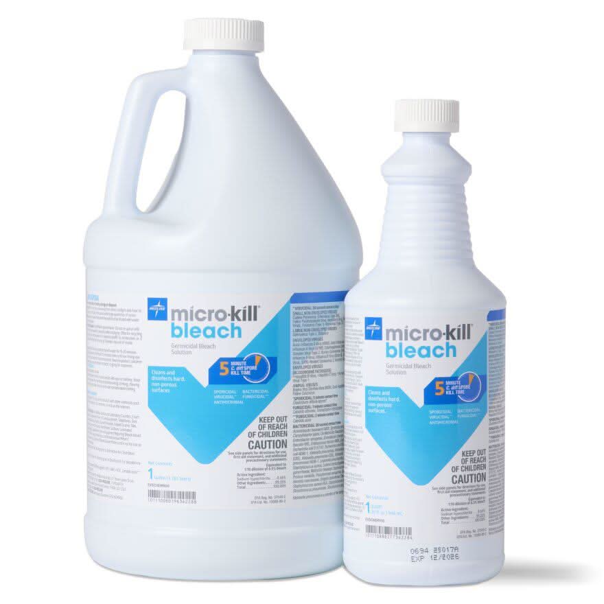 Medline Micro-Kill Bleach Germicidal Bleach Solutions