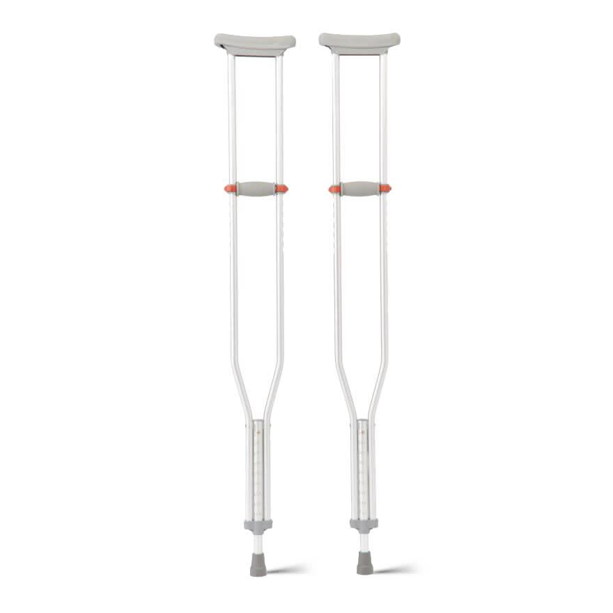 Medline Red Dot Aluminum Crutches