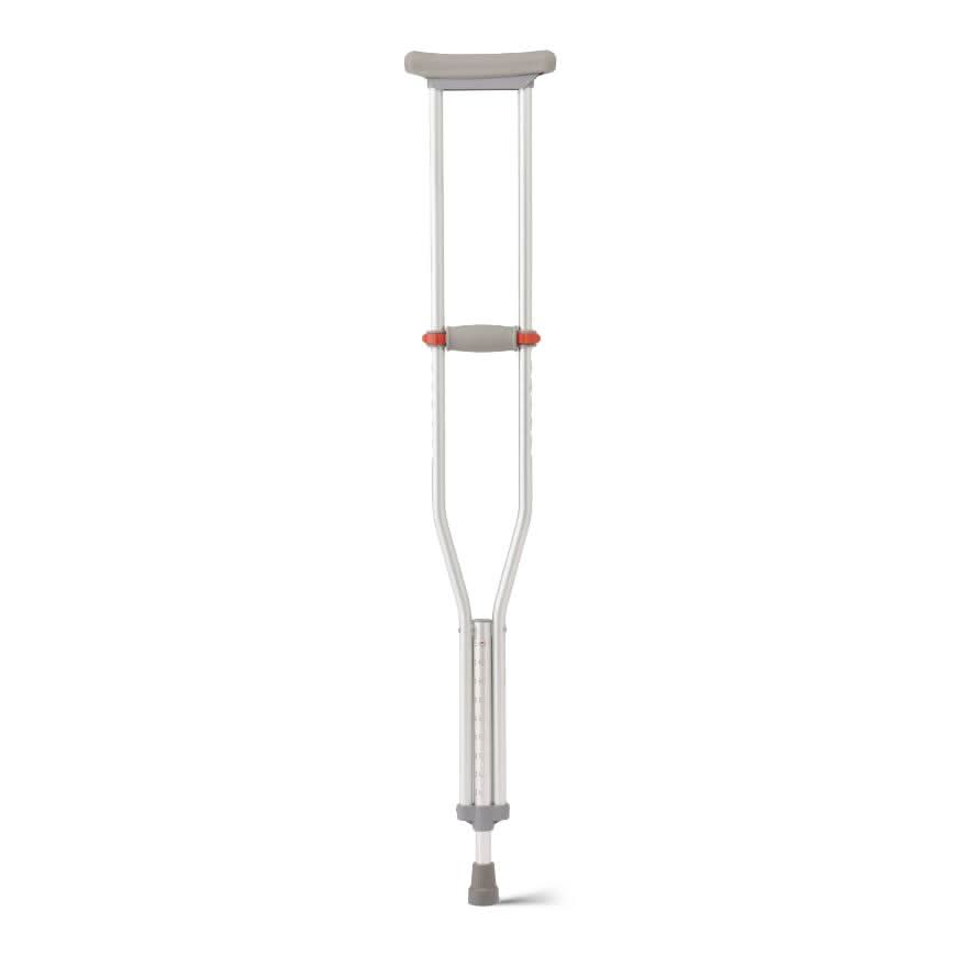 Medline Red Dot Aluminum Crutches