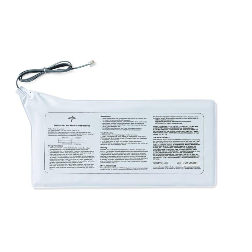 Medline MDT84 / MDT82 / MDT91 Alarm Sensor Pads