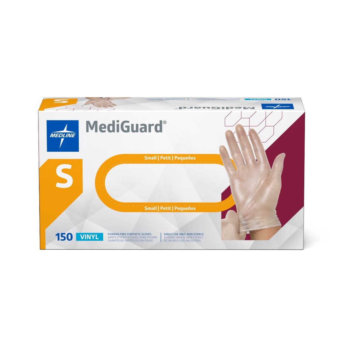 Medline MediGuard Vinyl Synthetic Exam Gloves - CA Only
