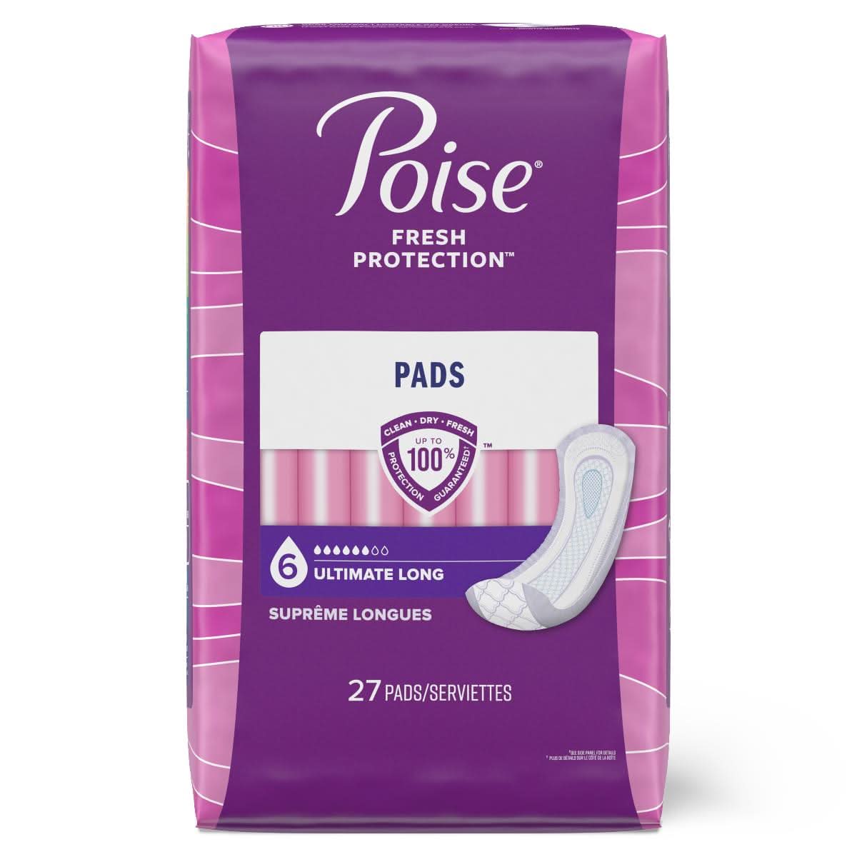 Medline Poise Ultimate Coverage Protection Pads