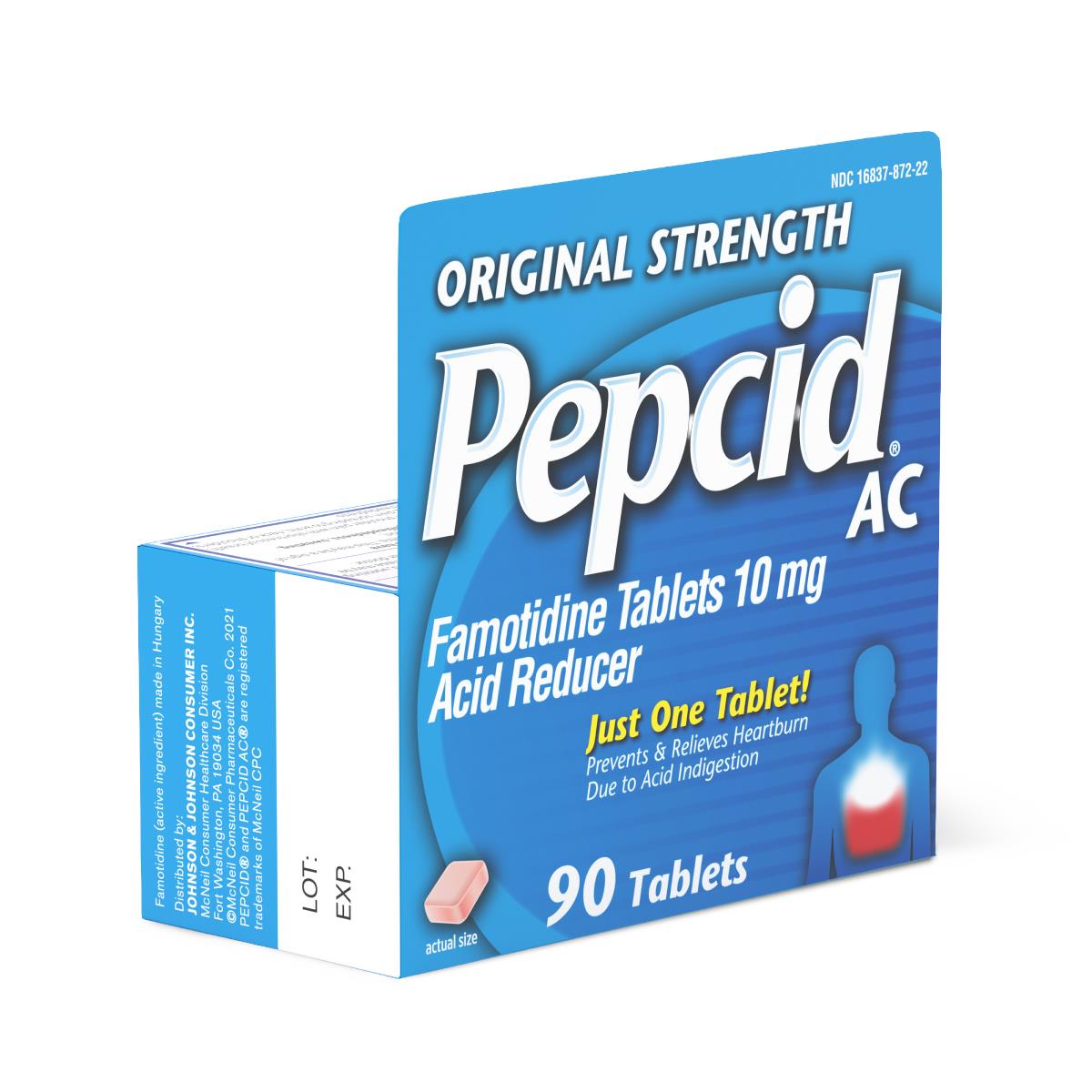 Medline Original Strength Pepcid AC Tablets