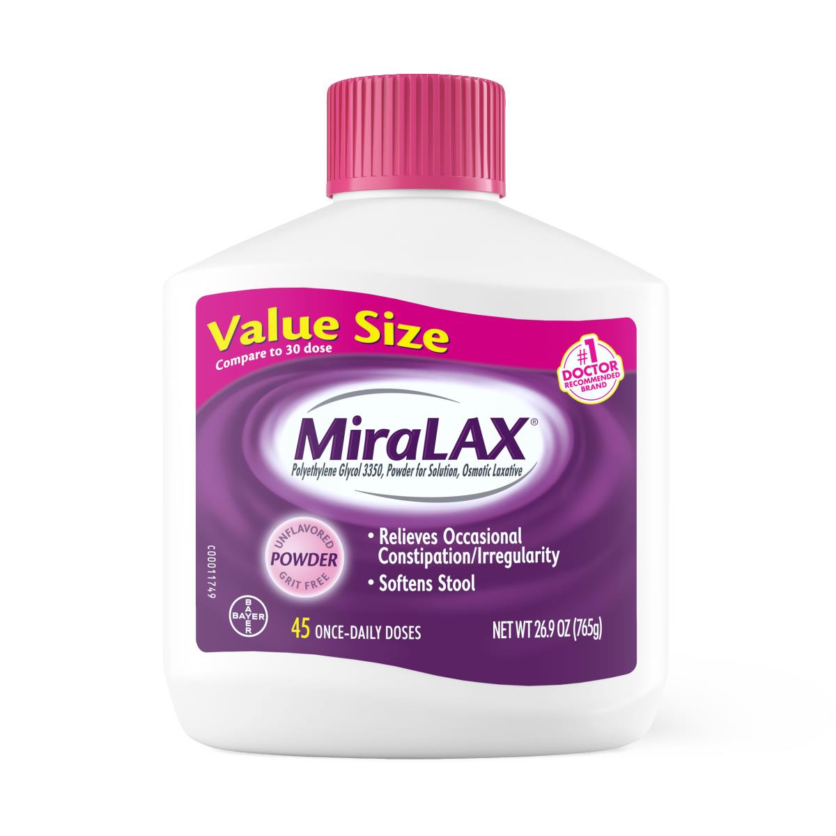 Medline Miralax Laxative Powders