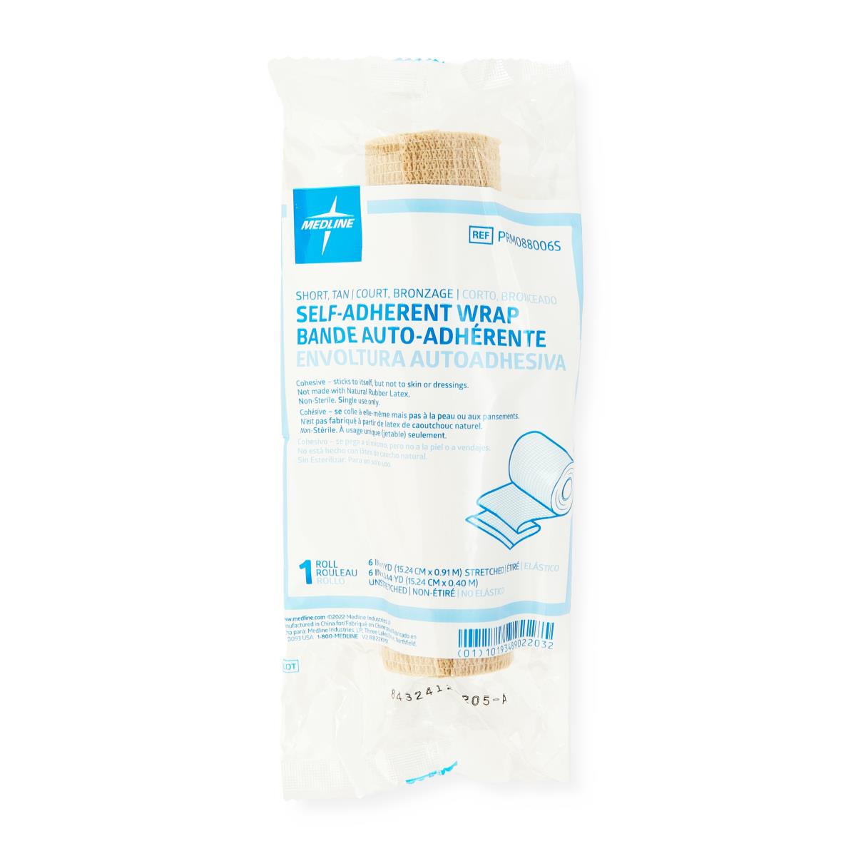 Medline Caring Non-Sterile Latex Free Self-Adher