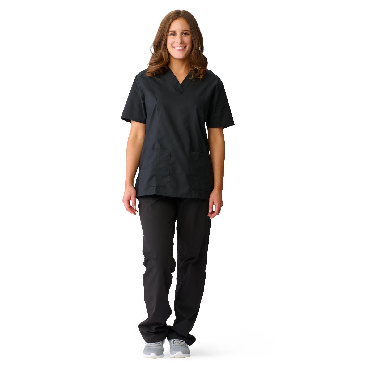Medline ComfortEase Women's 2-Pocket Scrub Tops (Style 8801)