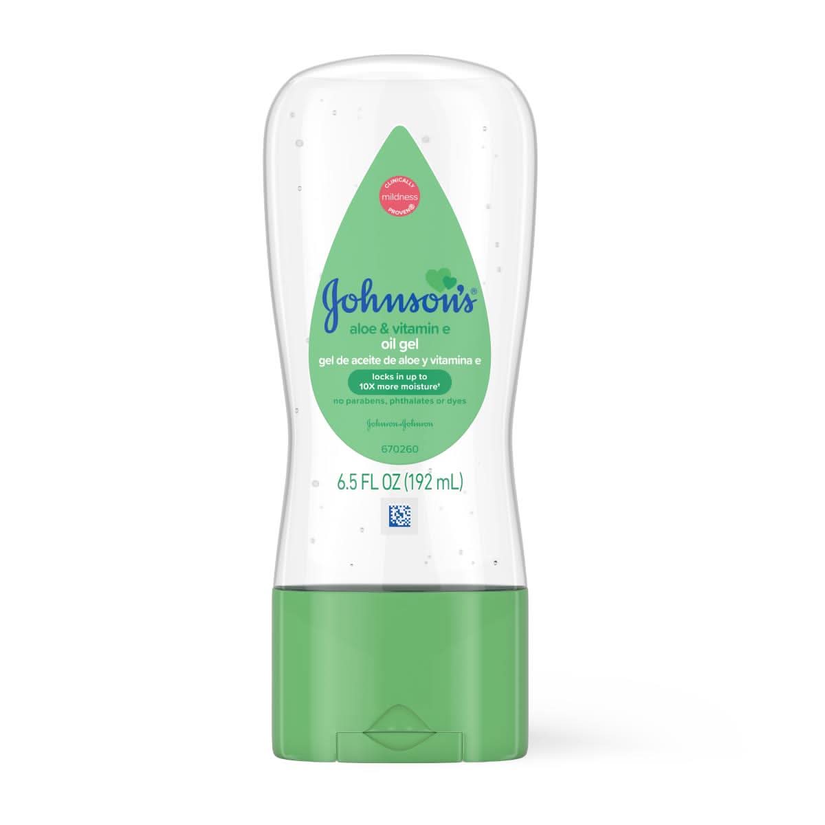 Medline Johnson's Baby Oil Gel with Aloe and Vitamin E