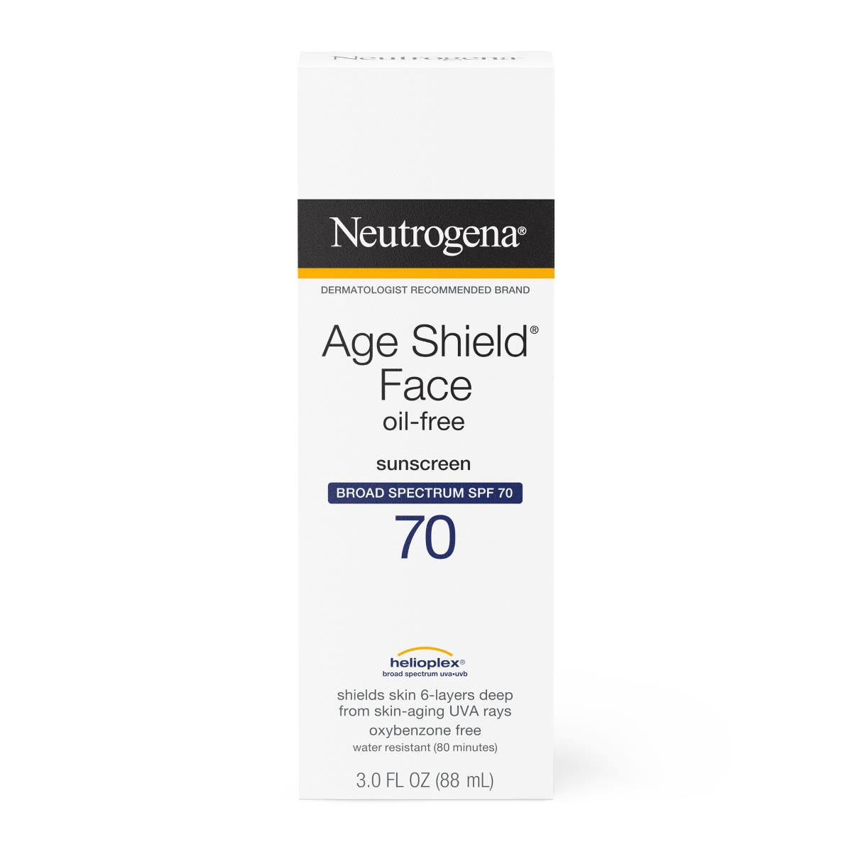 Medline Neutrogena Age Shield Face Lotion
