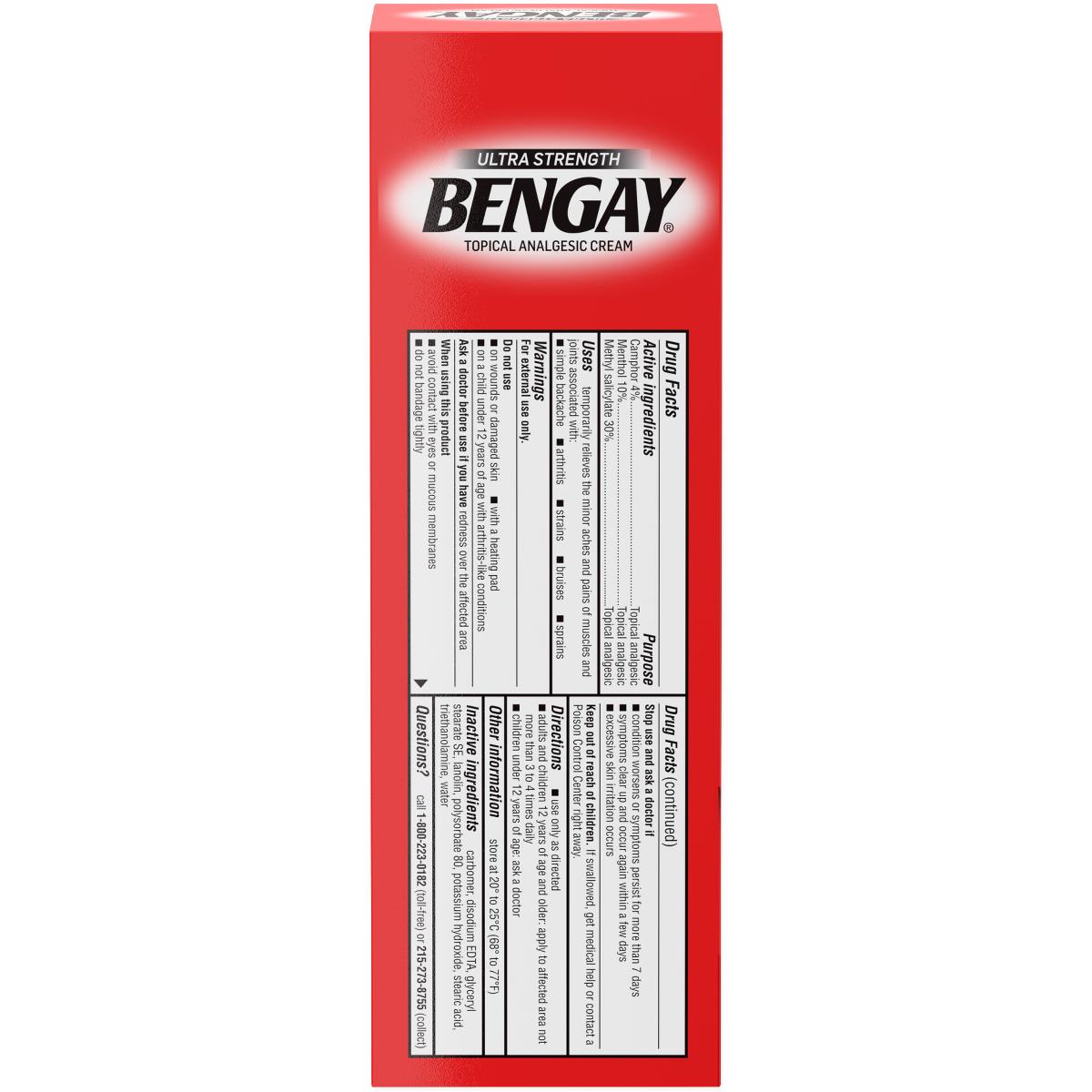 Medline Bengay Ultra Strength Pain Relieving Cream