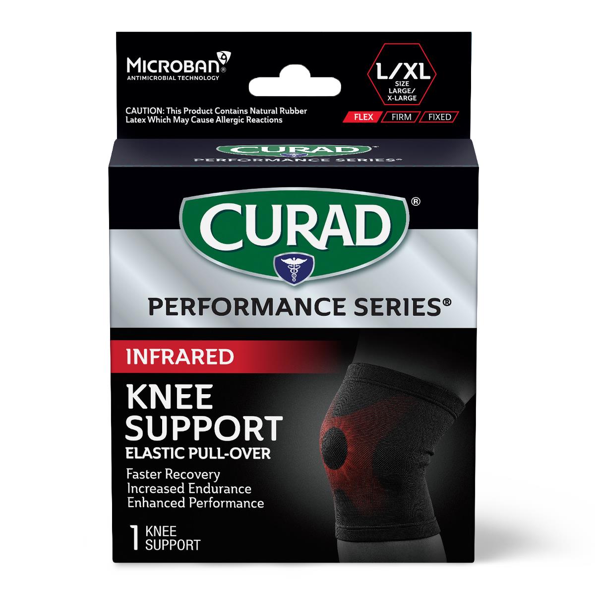 Medline CURAD Performance Series Infrared Elastic Knee Supports