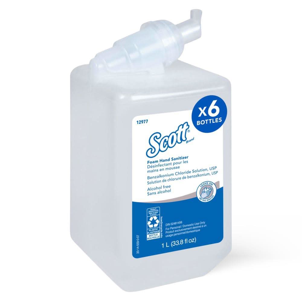 Medline Scott Benzalkonium Chloride Foam Hand Sanitizers
