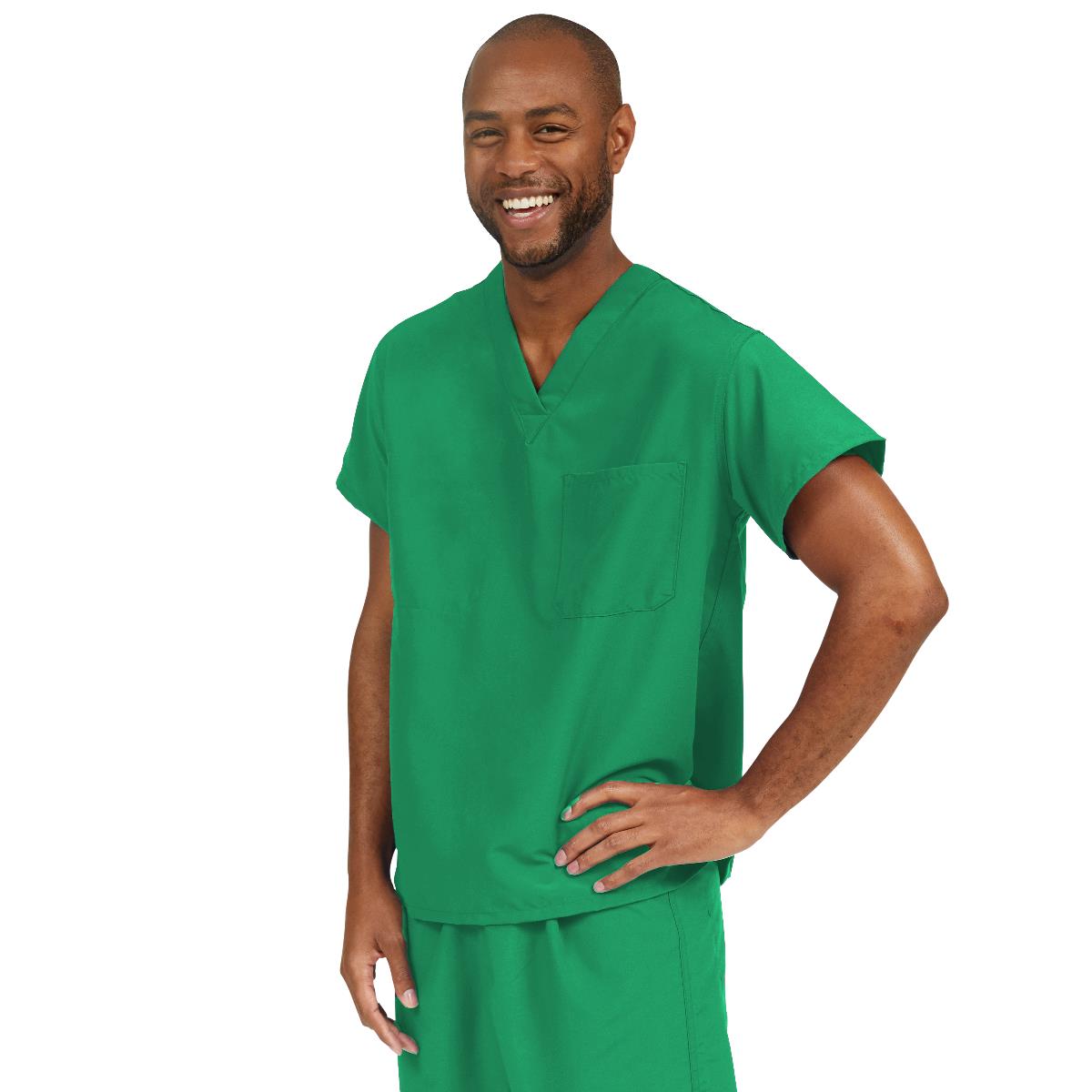 Medline Style 810 PerforMAX Unisex Scrub Tops - Charcoal