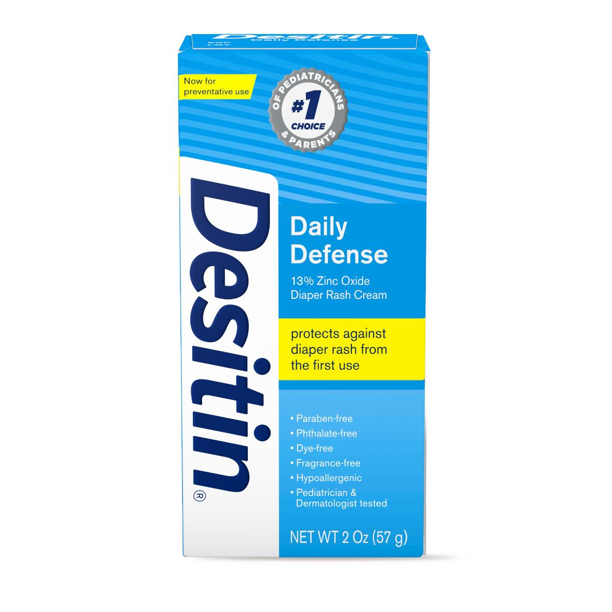 Medline DESITIN Daily Defense Diaper Rash Relief Cream