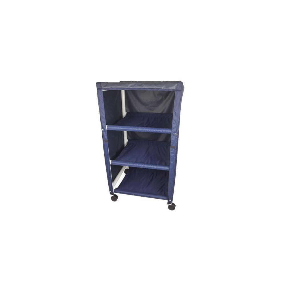 Mor-Medical Deluxe New Era Patented 3 Nylon Material Shelves and Cover, Shelf: 20" x 32"