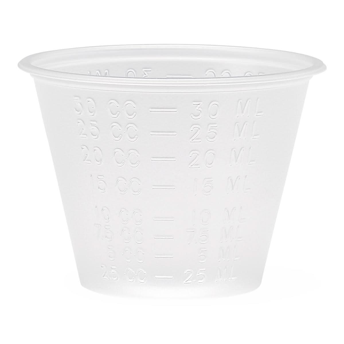 Medline Nonsterile Graduated Plastic Medicine Cups