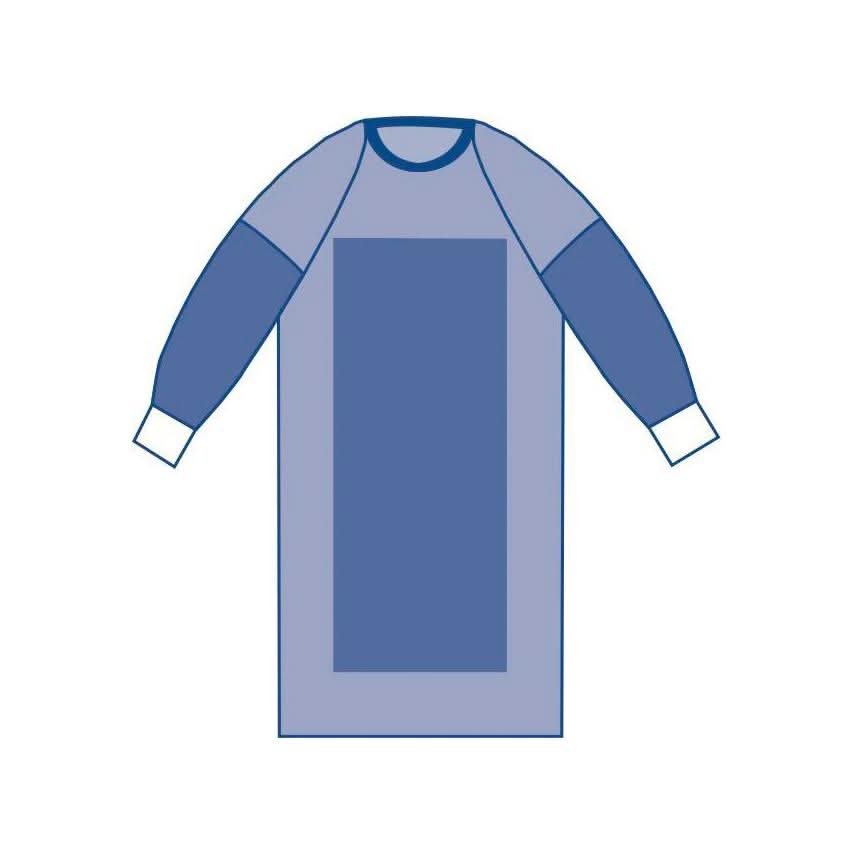 Medline Sirus Sterile Poly-Reinforced Surgical Gowns with Raglan Sleeves