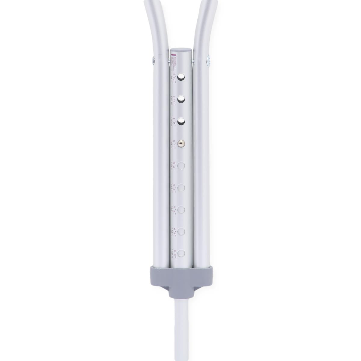 Medline Standard Aluminum Push-Button Crutches