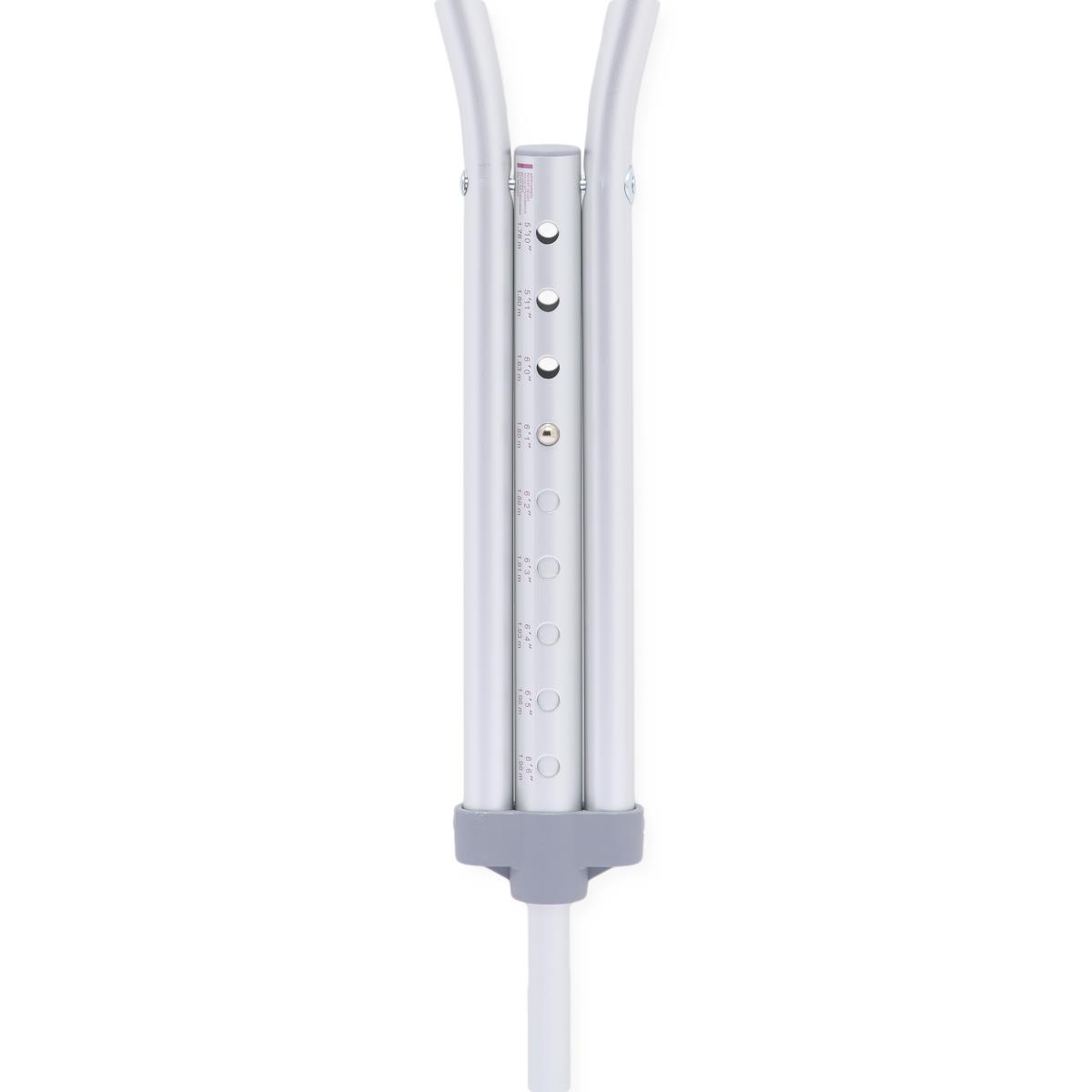 Medline Standard Aluminum Push-Button Crutches