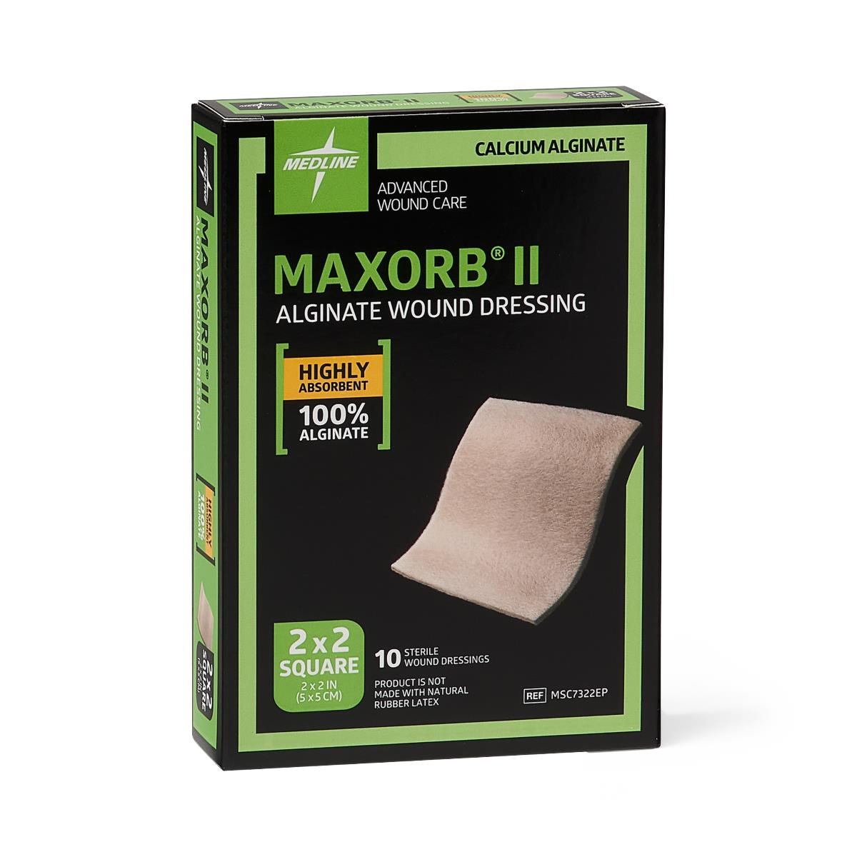 Medline Maxorb II Alginate Wound Dressings