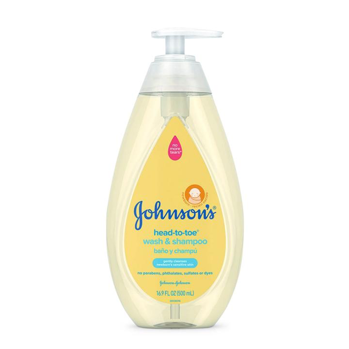 Medline Johnson's Head-to-Toe Baby Body Wash and Shampoo