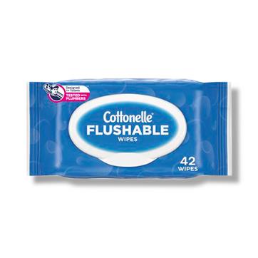 Medline Cottonelle Flushable Personal Wipes