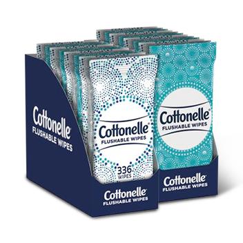 Medline Cottonelle Flushable Wipes