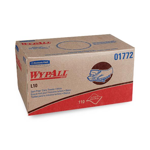 Medline WypAll General Clean L10 Light Cleaning Disposable Towels