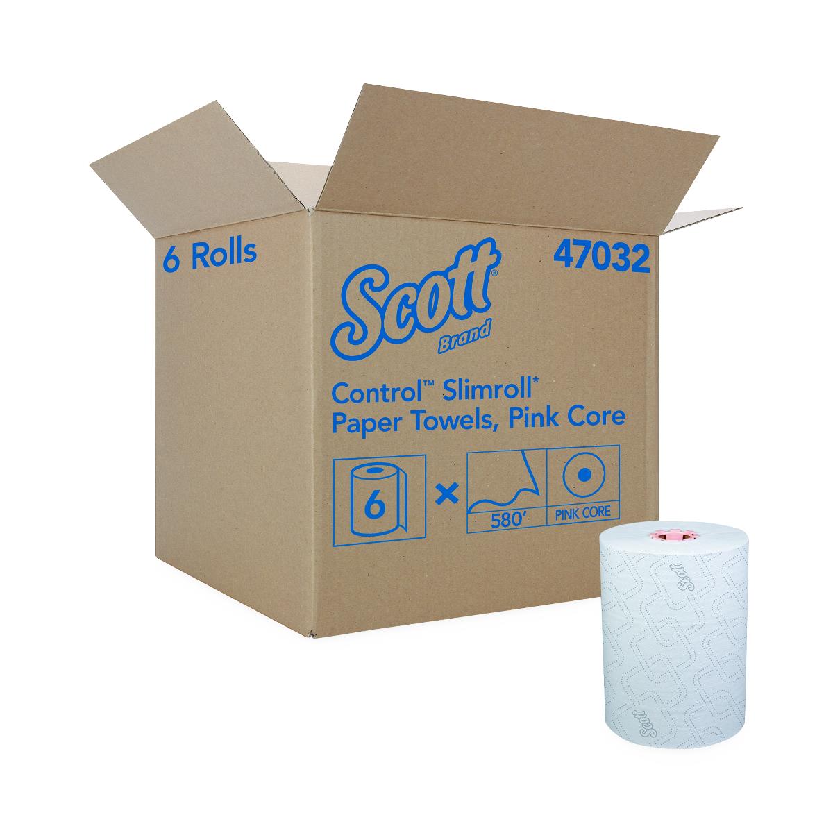 Medline Scott Control Slimroll Hard Roll Paper Towels with Core