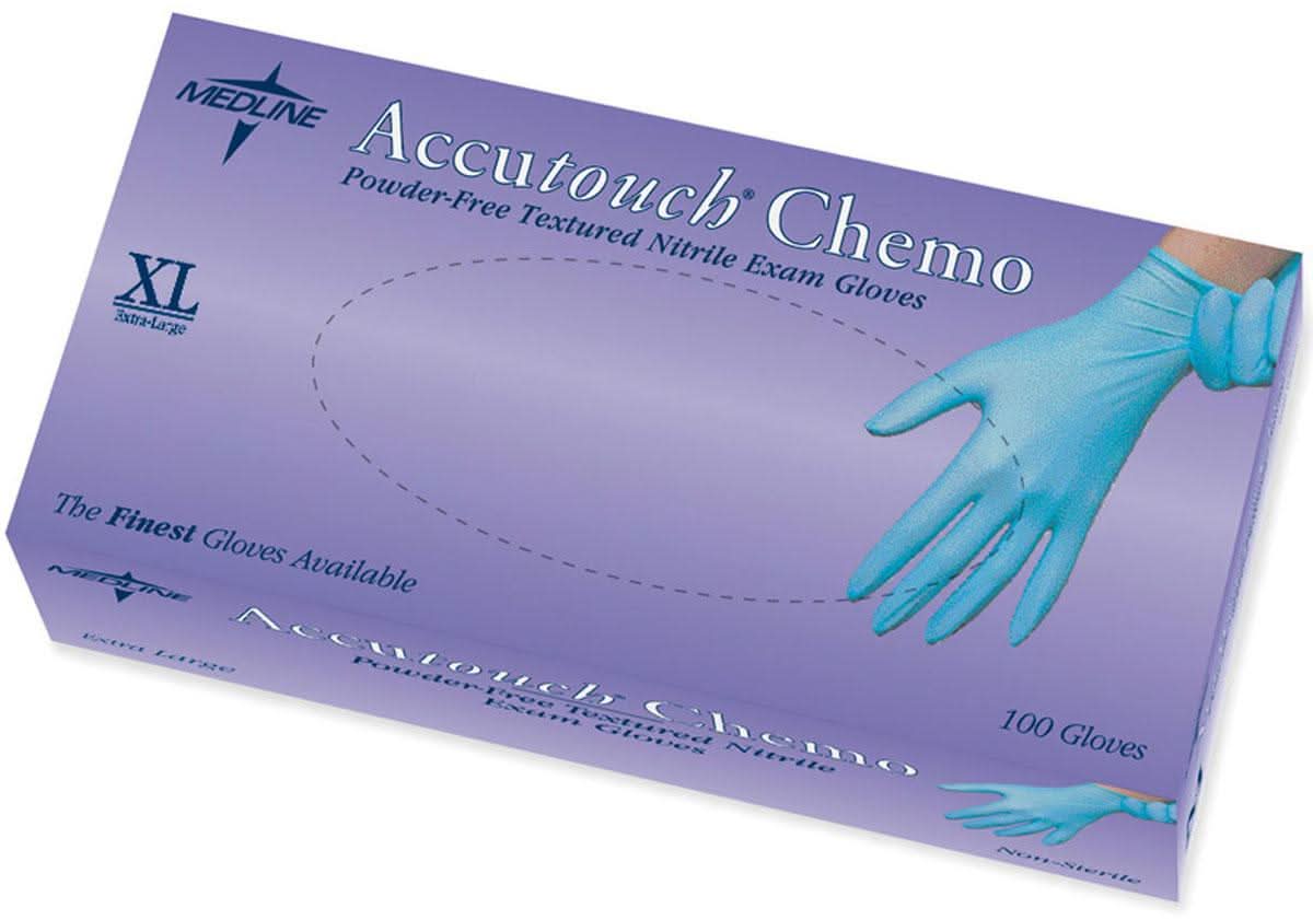 Medline Accutouch Chemo Nitrile Exam Gloves