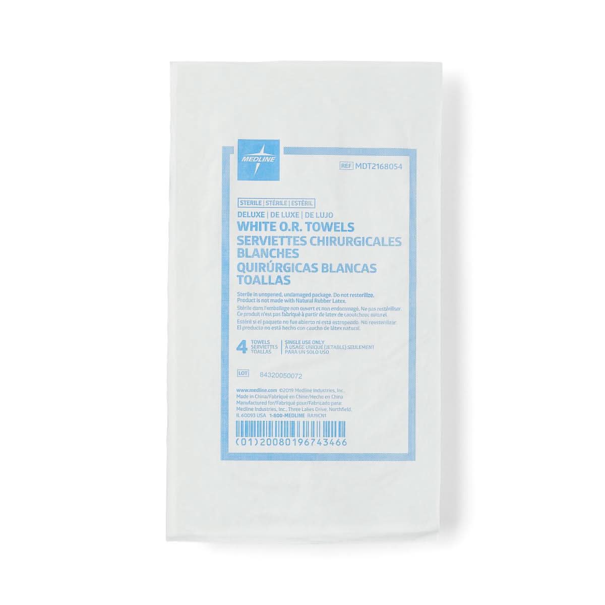 Medline Sterile Disposable OR Towels