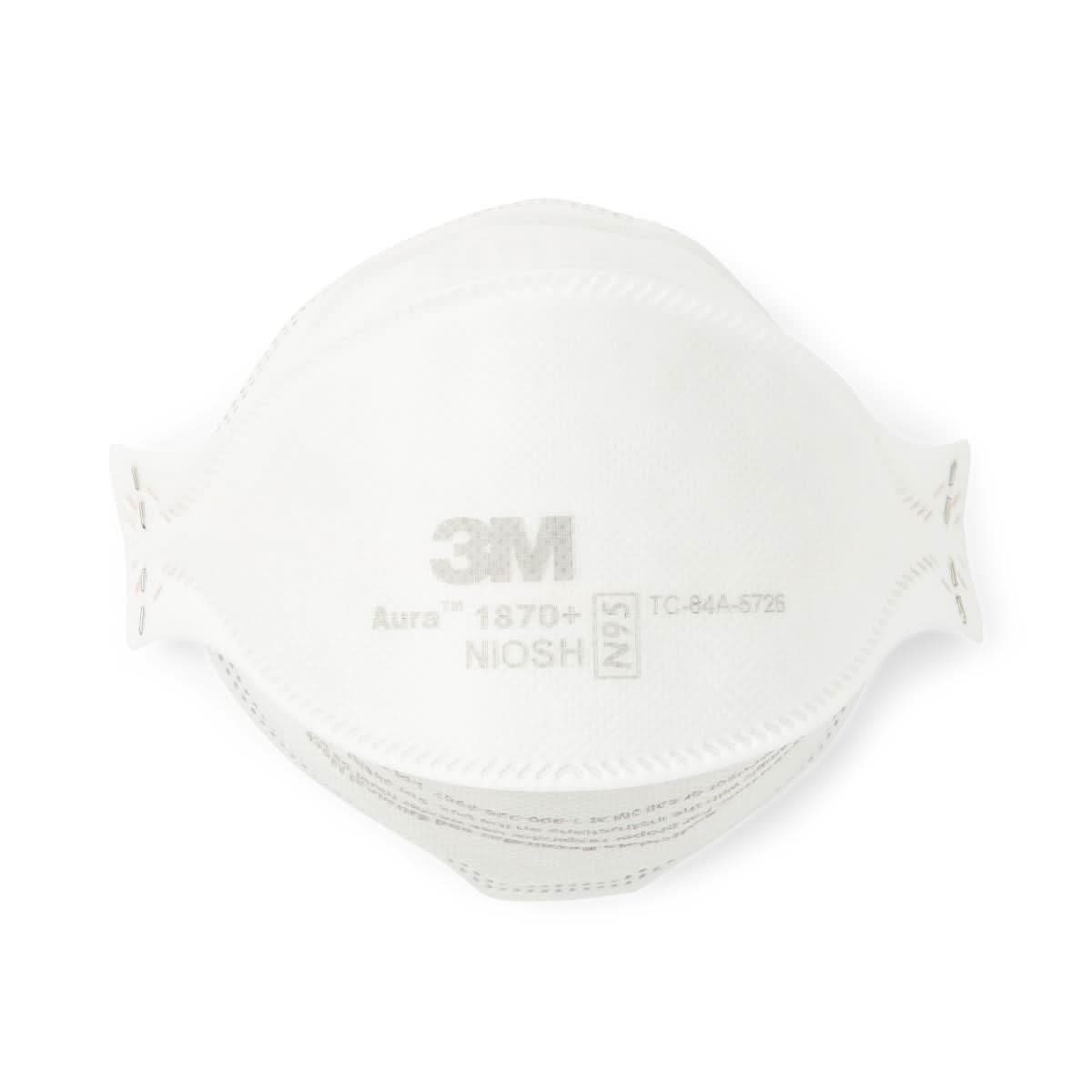 Medline 3M Aura N95 Healthcare Particulate Respirator/Surgical Mask 1870+