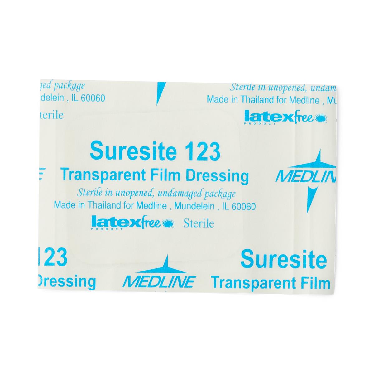 Medline SureSite 123 Transparent Film Dressing