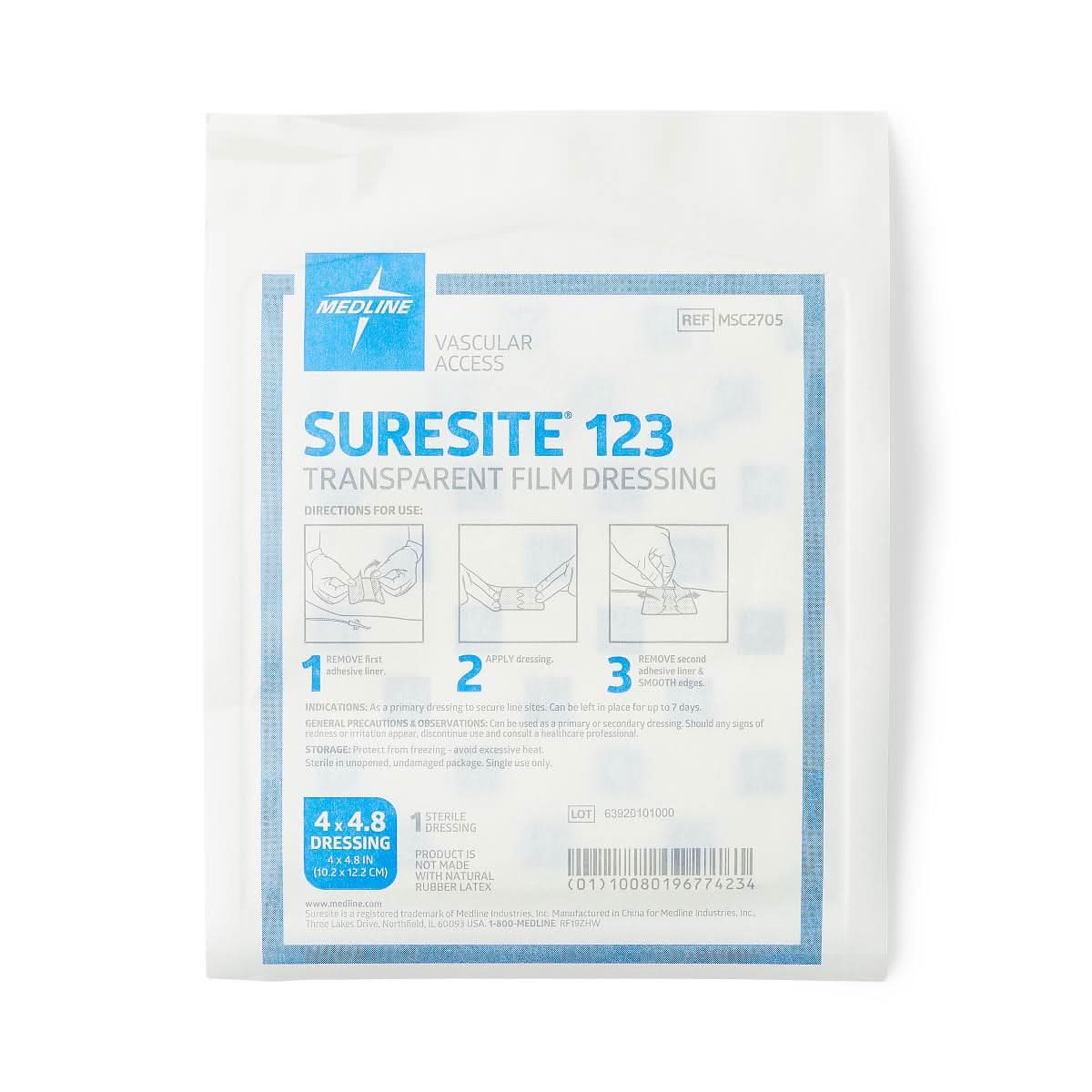 Medline Suresite 123 Transparent Dressing