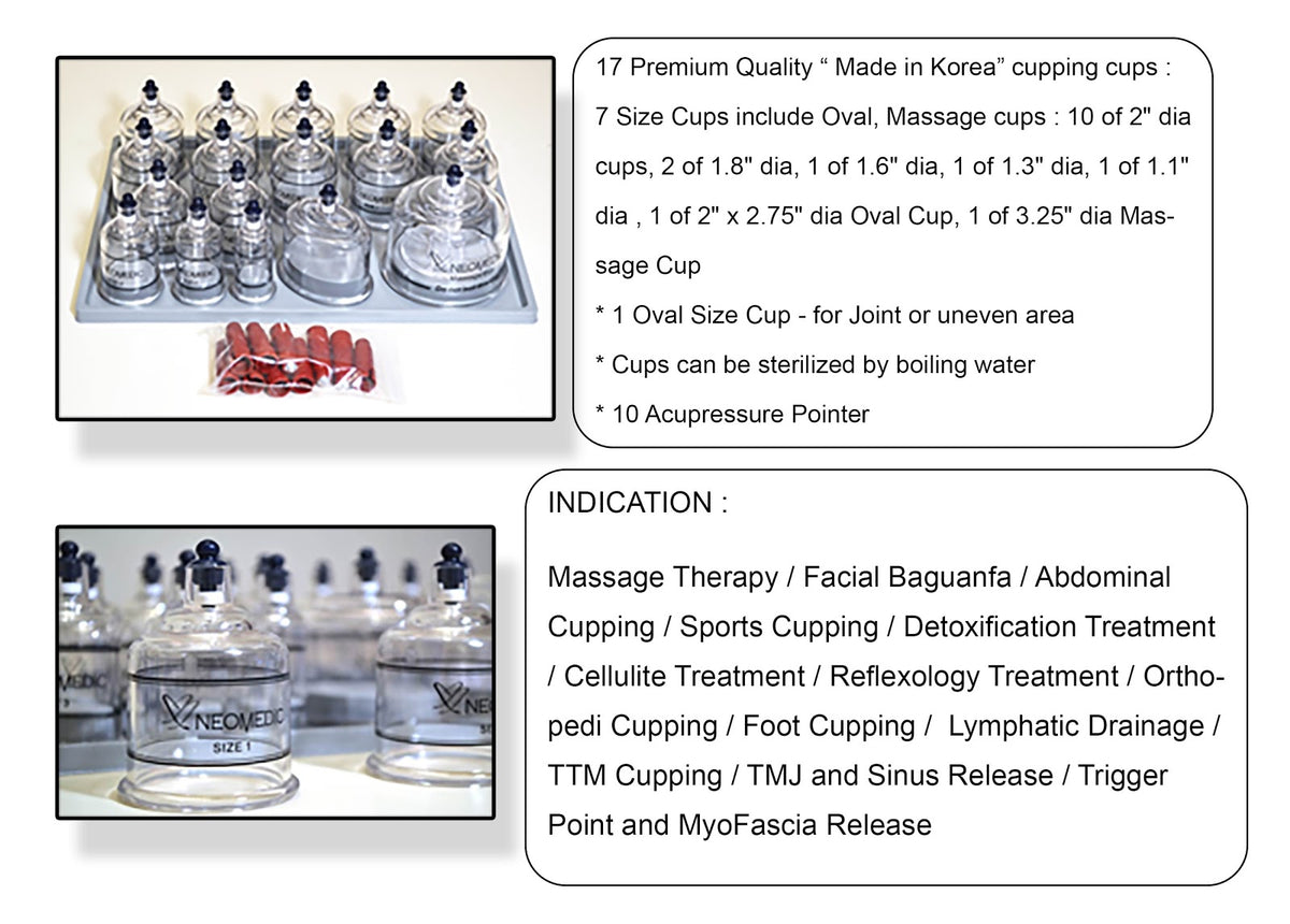 Neomedic PROFESSIONAL CUPPING SET