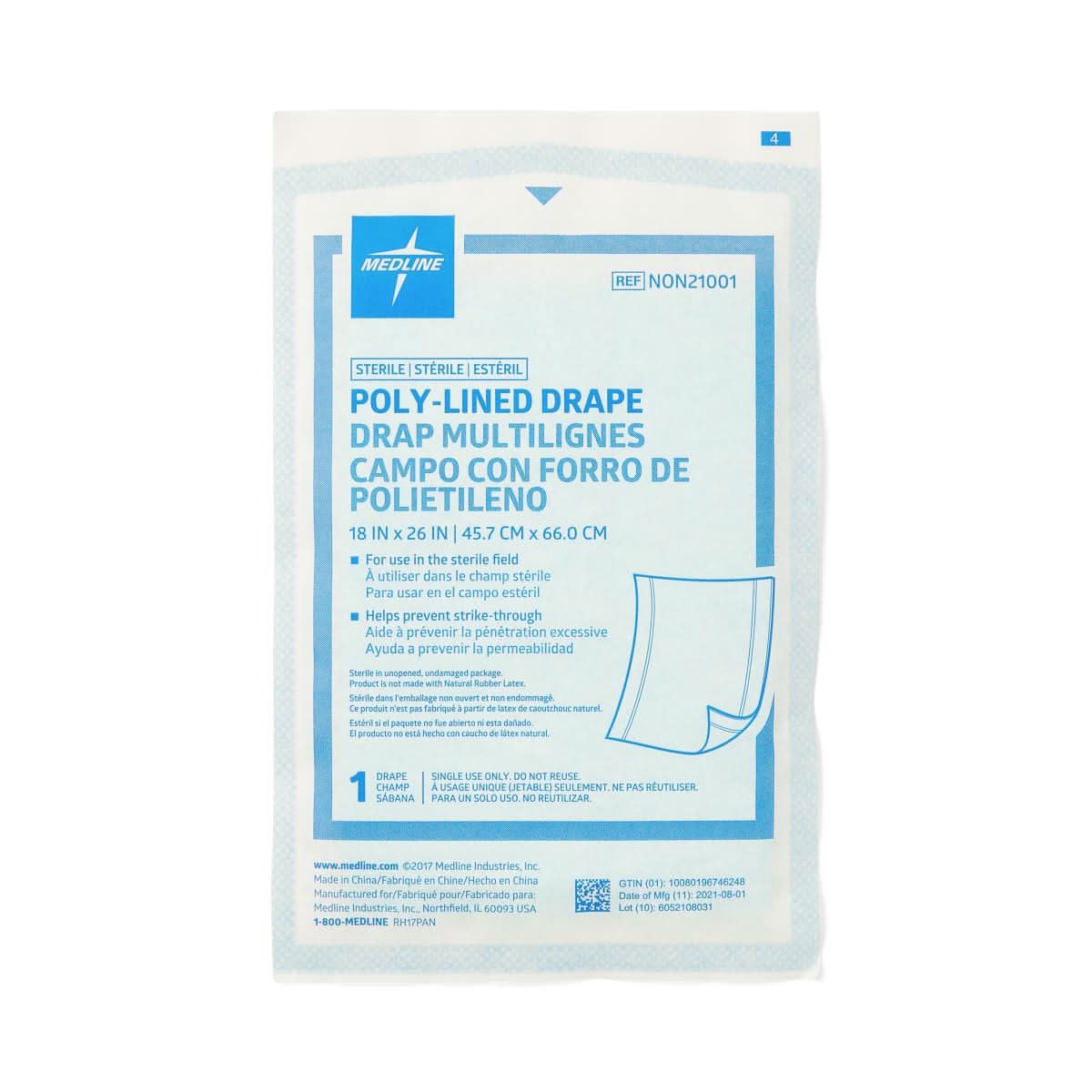 Medline Dynarex Sterile Disposable Towel Drapes