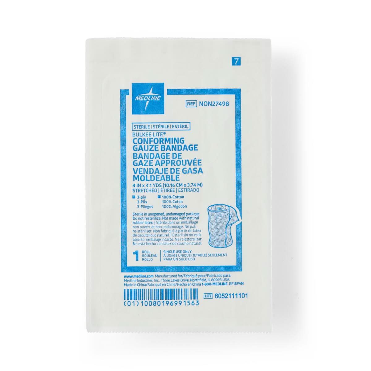 Medline Bulkee Lite Sterile Conforming Bandages