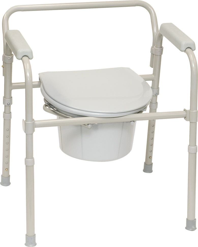 Compass Health ProBasics Folding Commode with Full Seat